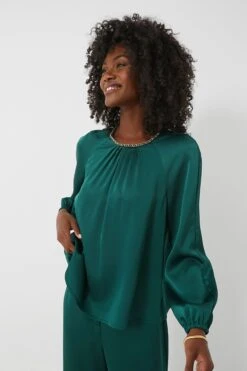 Rainforest Green Adah Blouse -Staudes Store e2W2gNChGGpX6l6Q9CHHJaM00adNJD4S 1