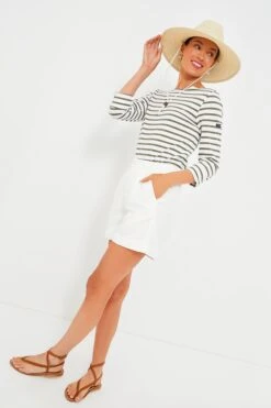 Ecru Twill Pleated Short -Staudes Store e8QTxQne2YDGaT57KAdWThN2WbTe2Jxj 1