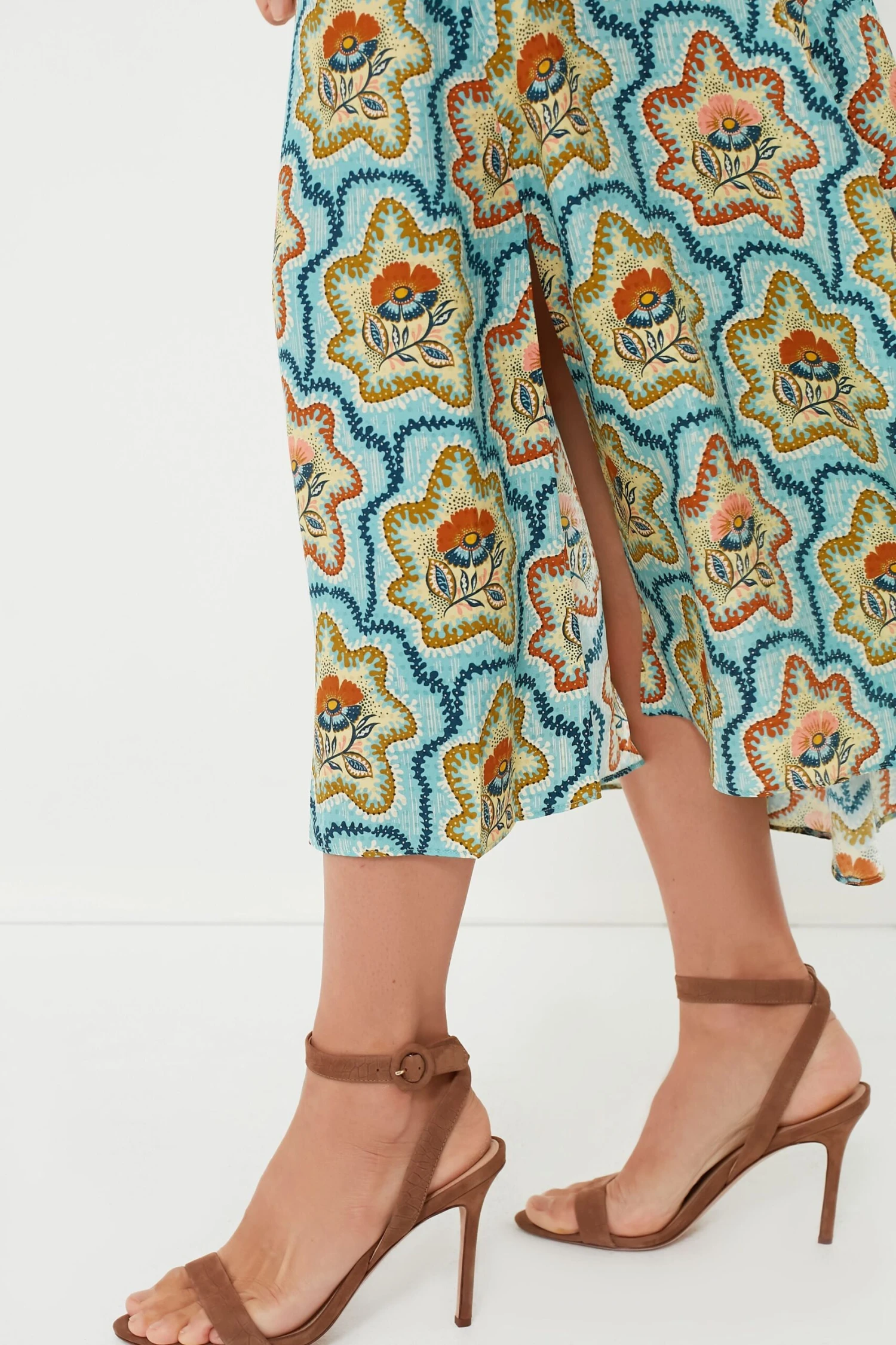 Tea Time Flower Tucker Skirt 5 Tea Time Flower Tucker Skirt - Image 5