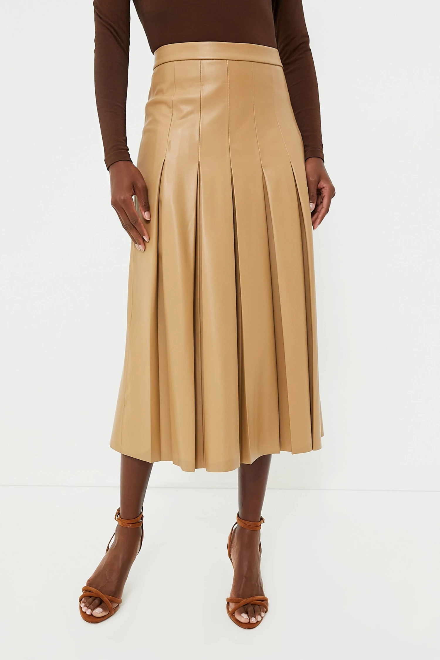 Veronica Beard Khaki Herson Skirt 1 Veronica Beard Khaki Herson Skirt