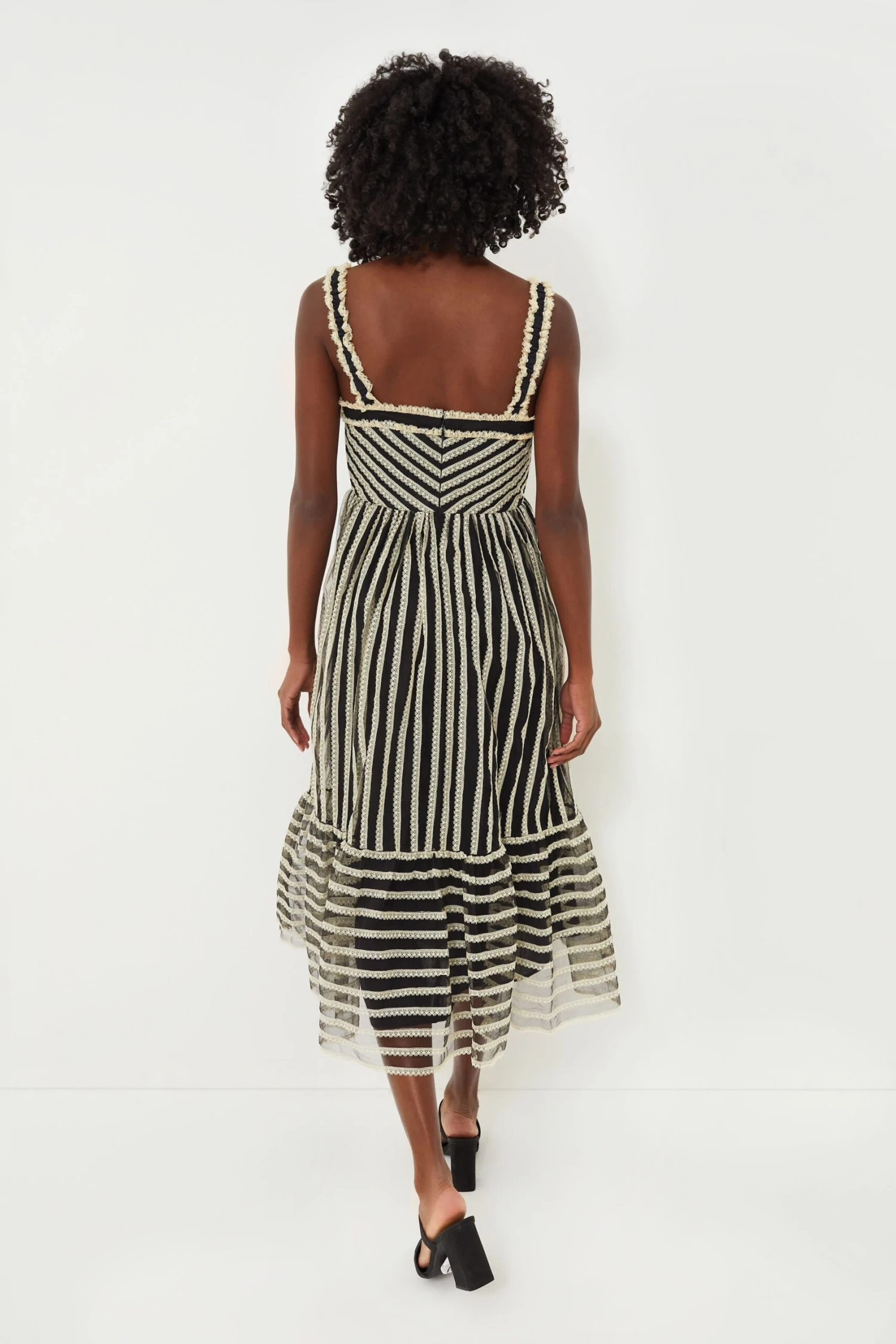 Multi Verona Lace Corset Dress 4 Multi Verona Lace Corset Dress - Image 4