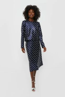 Baum Und Pferdgarten Navy Dotted Sequence Jily Skirt -Staudes Store gB0aWBsABxz30g8FQ5wLbcIsbP2gO9hF 1