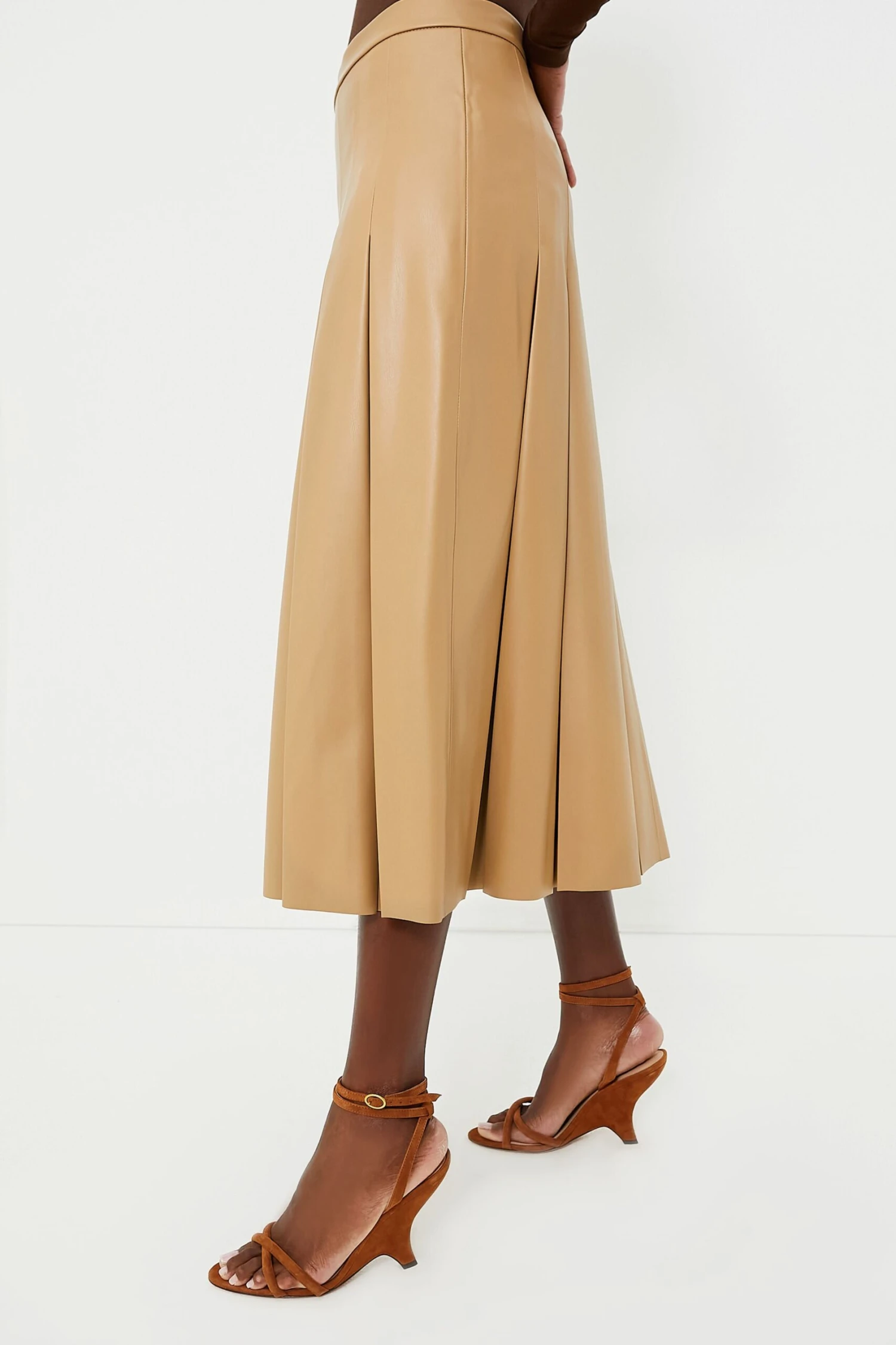 Veronica Beard Khaki Herson Skirt 3 Veronica Beard Khaki Herson Skirt - Image 3