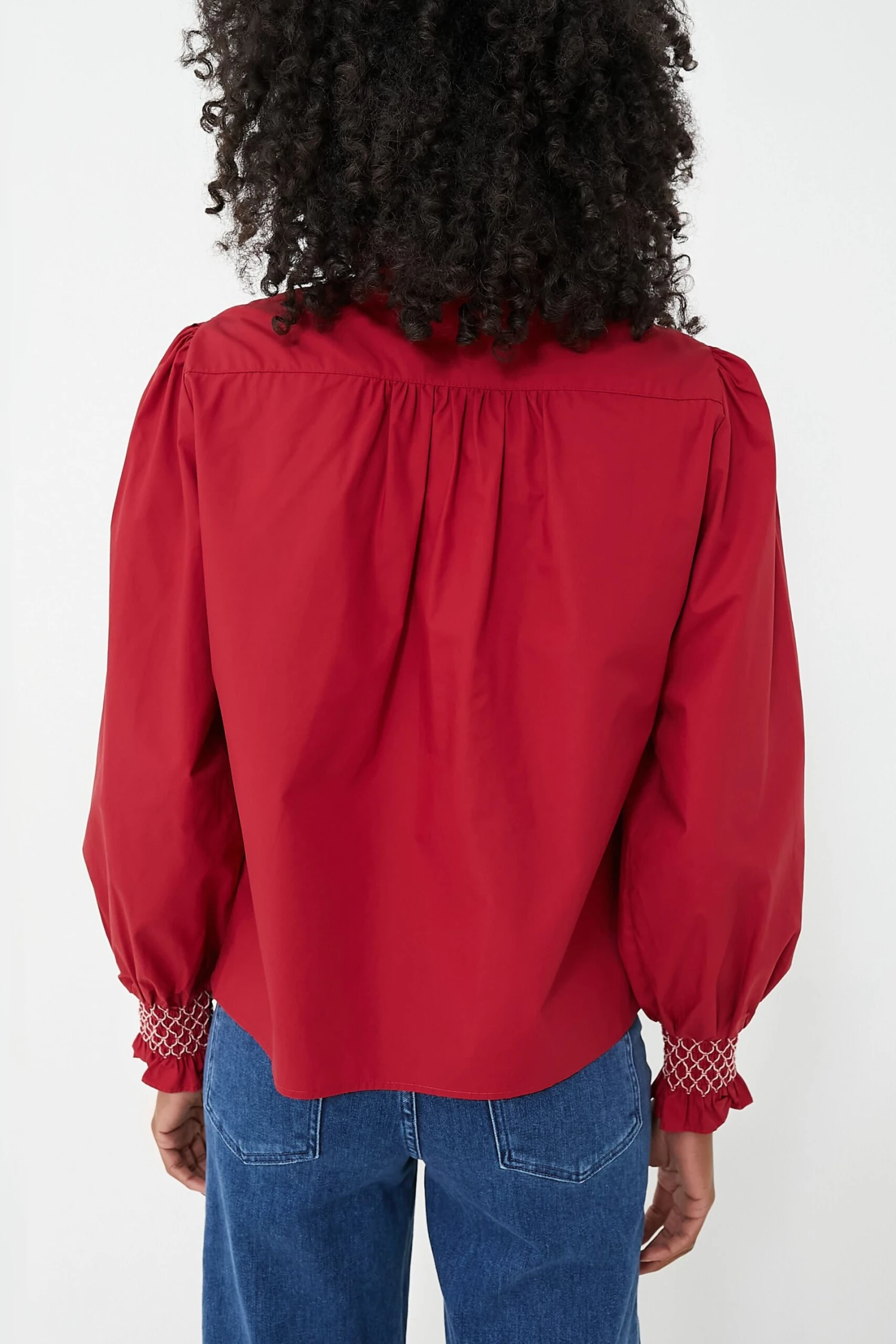 Wine Nicole Shirt Long Sleeve 4 Wine Nicole Shirt Long Sleeve - Image 4