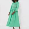Mint Crepe Lea Dress