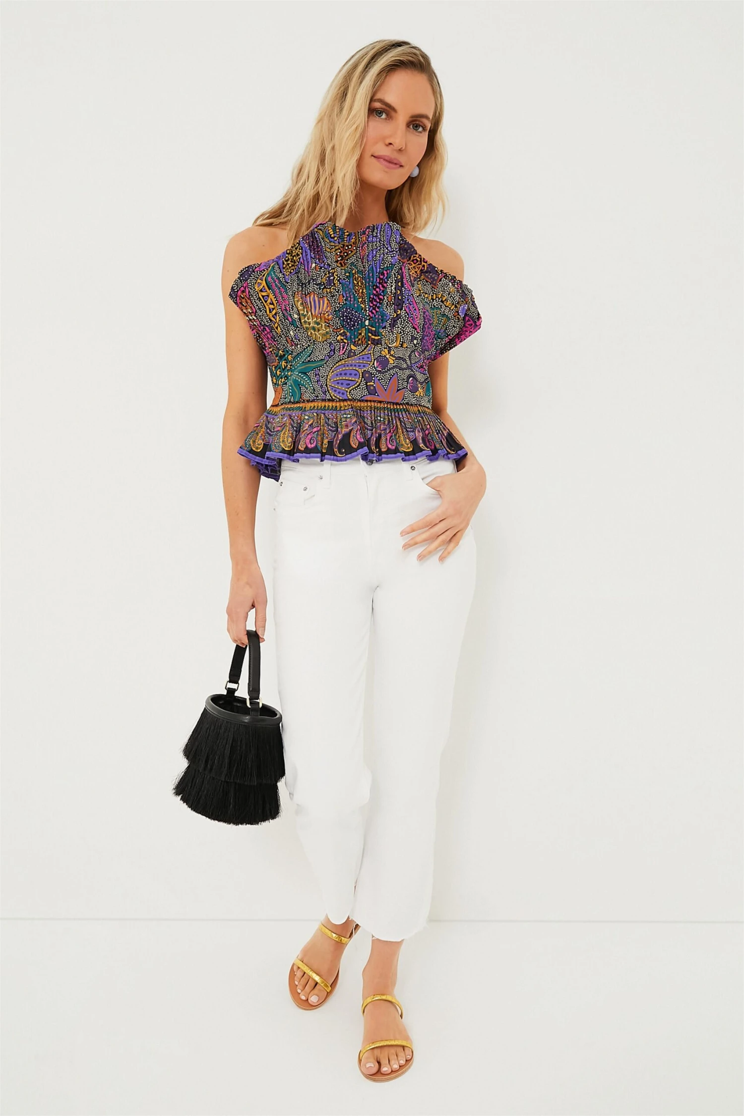 Padma Floral Print Malca Top 2 Padma Floral Print Malca Top - Image 2