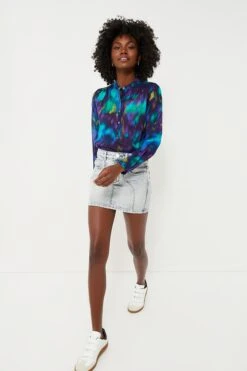 Isabel Marant Etoile Blue Green Maria Watercolor Blouse -Staudes Store hZ9Y1WfjEJ6ckkoCuYG6Ov7wEB3vDczZ 1