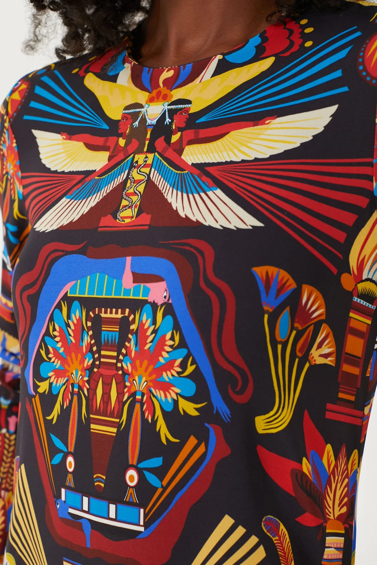 Nephthys Long Sleeve Swing Dress 5 Nephthys Long Sleeve Swing Dress - Image 5