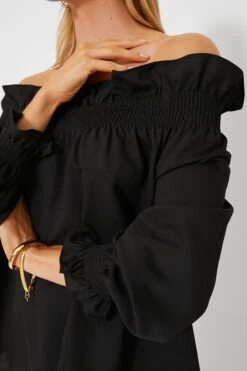Black Off The Shoulder Marguerite Blouse -Staudes Store iaBJKJ5QFZ3NWKzyGxRWWDtfdRQ4myCi 1