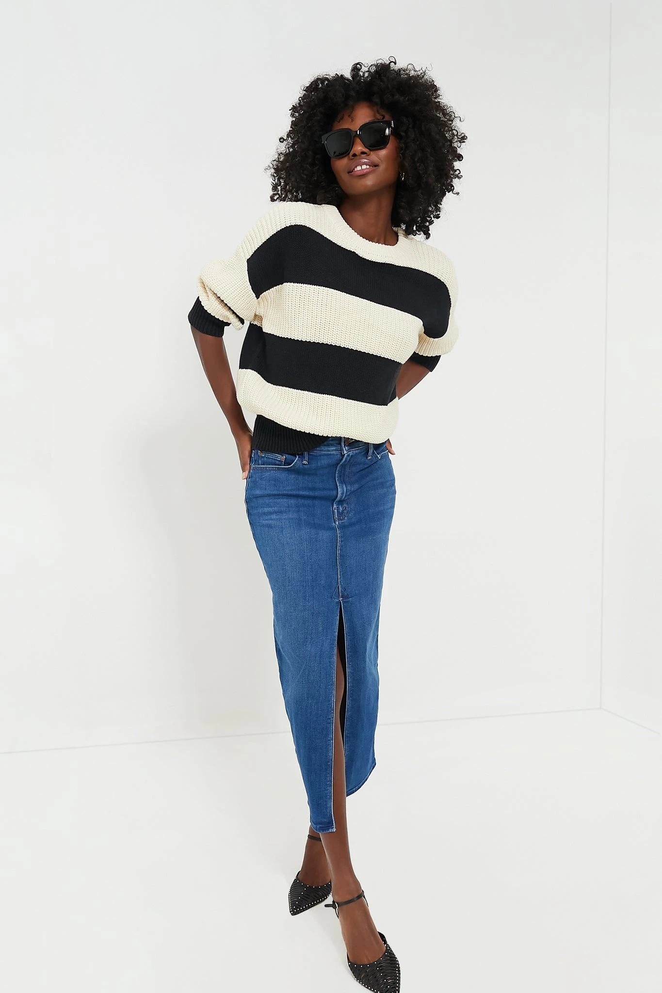 MOTHER How Are Hue? The Reverse Pencil Pusher Skirt 6 MOTHER How Are Hue? The Reverse Pencil Pusher Skirt - Image 6