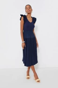 ULLA JOHNSON Midnight Virginia Dress