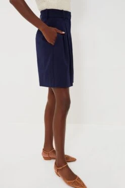 Staud Navy Long Luisa Shorts -Staudes Store kcty7Qae5DuTiJMQaMrItQJadQsJ6VA0 1