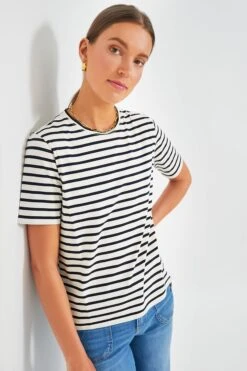 The Cream And Navy Modern