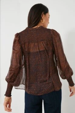 Navy Brown Floral Prado Top -Staudes Store kooh4gEZNaPwX6VgXymp1YY18mqsJbpJ 1