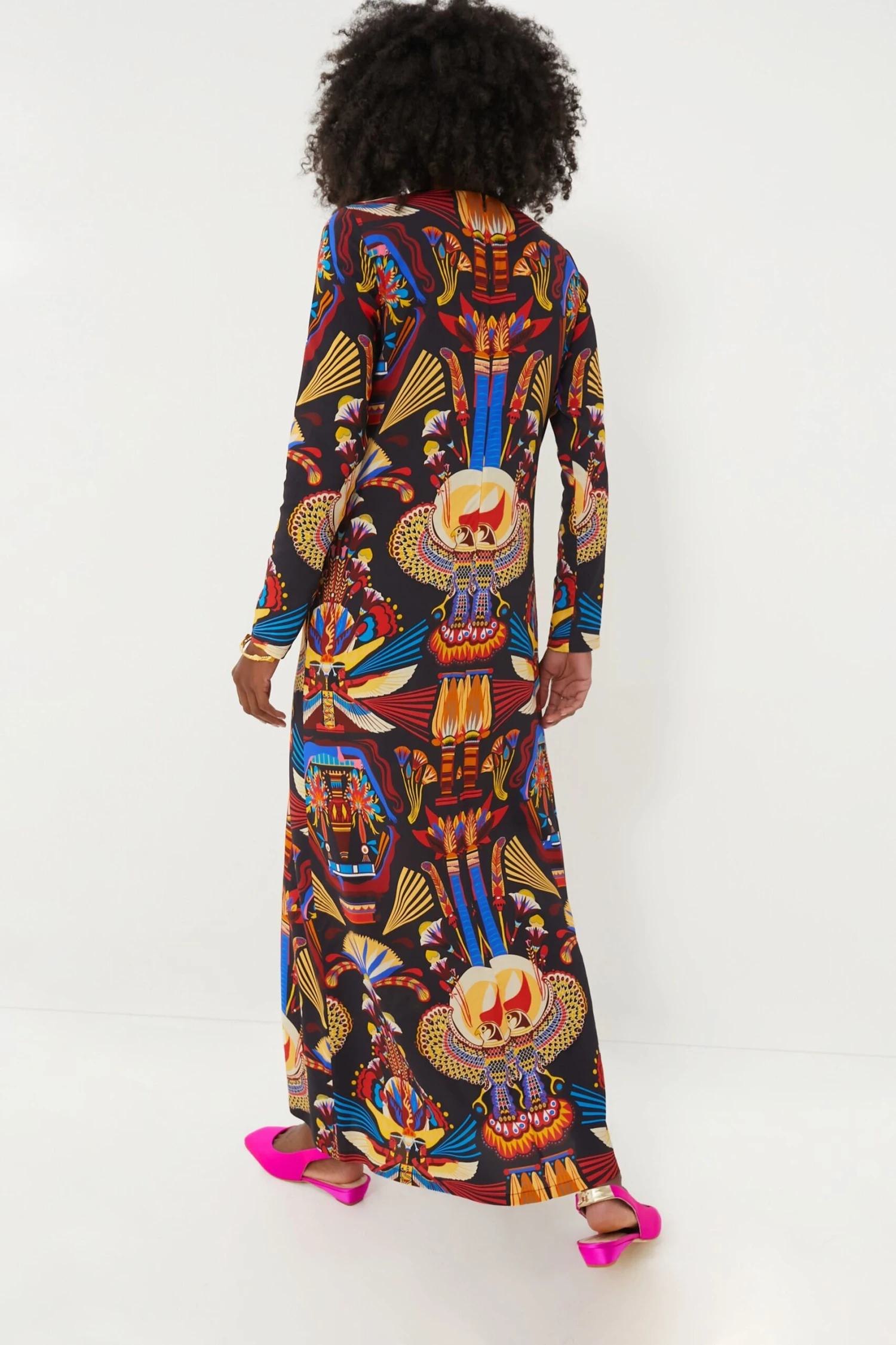 Nephthys Long Sleeve Swing Dress 4 Nephthys Long Sleeve Swing Dress - Image 4