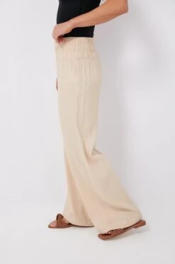 Sand Air Linen Smocked Pants 7 Sand Air Linen Smocked Pants -Staudes Store nw6n37n0aP6zZdPed3wUoEF6XNbfpKTj 1