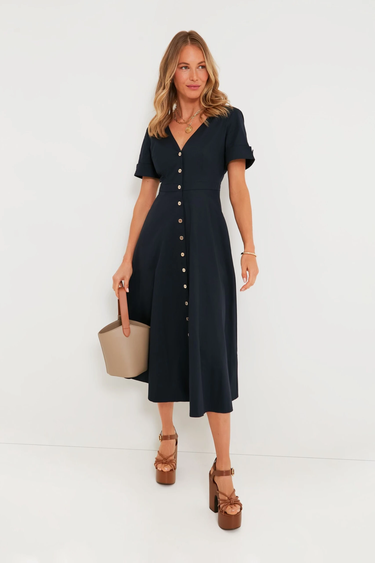 Navy Kate Maxi Dress 2 Navy Kate Maxi Dress - Image 2