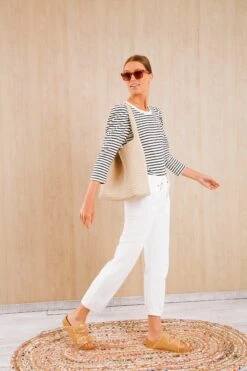 Navy Striped Vesty Long Sleeve Crewneck -Staudes Store otXYt0kHz1E8HX5cFIY4IfXd1I2sy5Wb 1