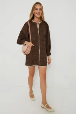 Brown Textured Trisha Shirt Dress -Staudes Store pGgoQgJGKVqhmMFTIE6AFFbRHXDUelIC 1