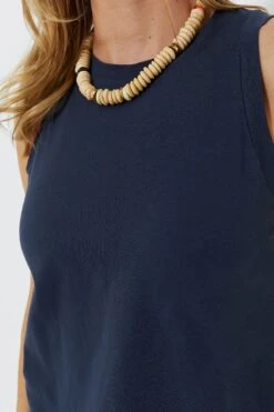 Navy Anthos Cotton Tank -Staudes Store qNVm8t4q1Zp9erpRusIGdfhaUnekgXYe 1