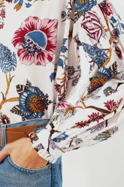 White Liberty Floral Top -Staudes Store sm8uJoUo15SQlAMgXitF71eNeywil5GO 1