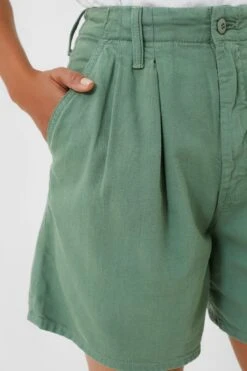 MOTHER Hedge Green The Pleated Chute Prep Short -Staudes Store smHJBaxMAQhWTU35g5V3a05MdXkQNGC0 1