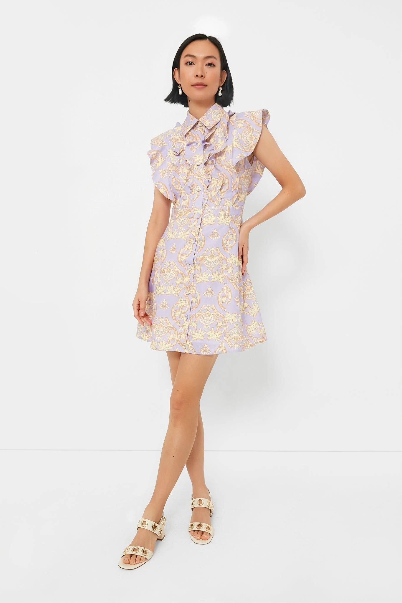 Palm Spliced Florence Mini Dress 1 Palm Spliced Florence Mini Dress