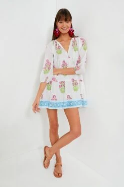 Exclusive Hot Pink Floral With Blue Edge Dali Dress -Staudes Store tKZ75khRIGhUrbnc5Id16I9oQ57LavQ7 1