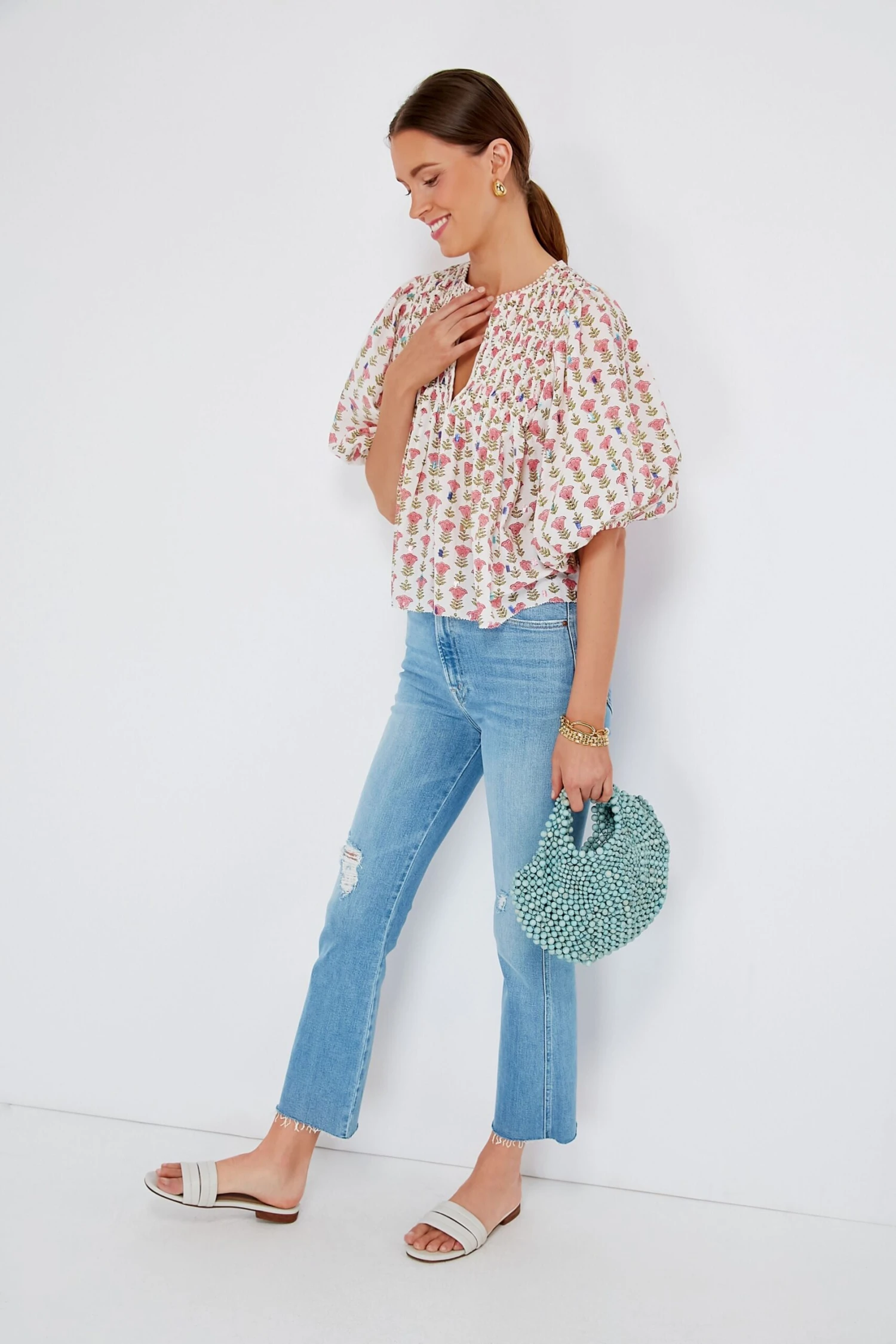 Cherry Blossom Jiby Blouse 2 Cherry Blossom Jiby Blouse - Image 2