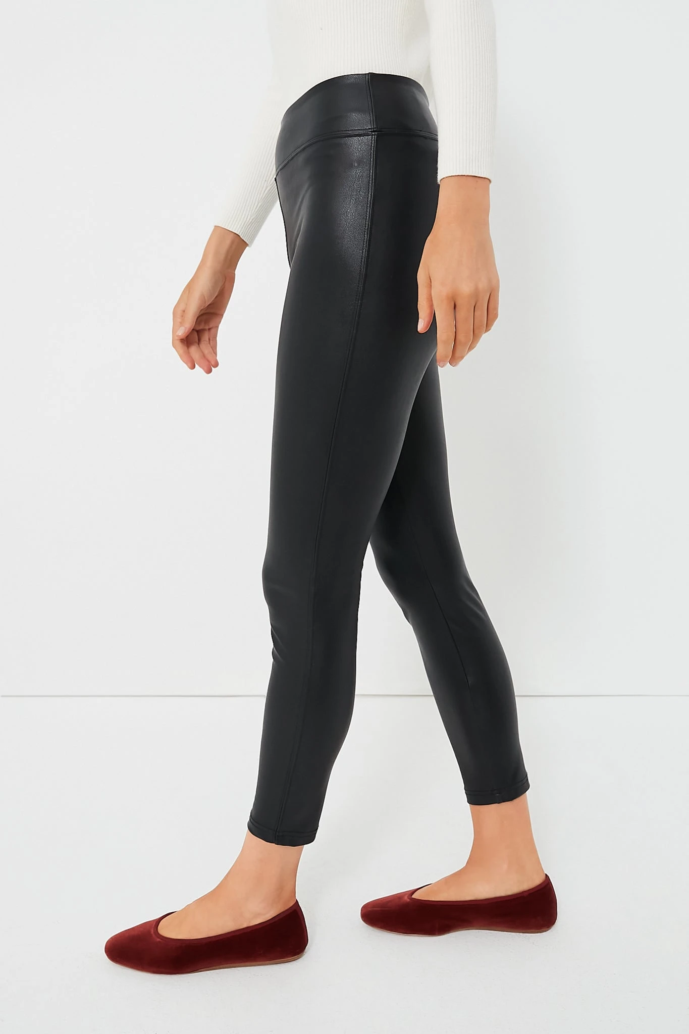 Black Leather Leggings 3 Black Leather Leggings - Image 3