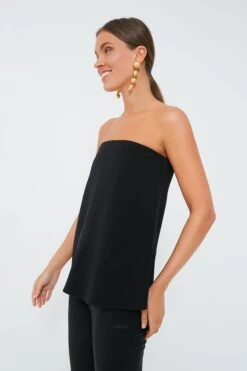 Strapless Noir Crepe Marin Top -Staudes Store usTnLSog1eGVHcBrrM071iUTb3STBIzT 1