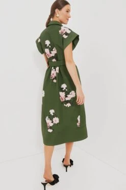 Olive And Pressed Powder Floral Chloe Dress -Staudes Store v7gDC97res2mOOJjoXGXqtjO9IOZHoup 1