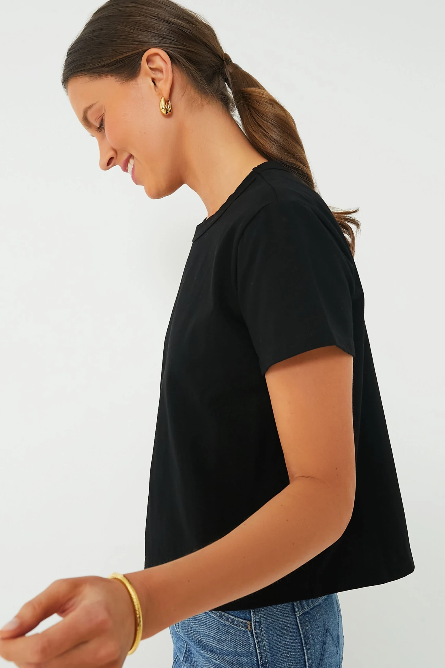 Black Parker Classic Fit Tee 3 Black Parker Classic Fit Tee - Image 3