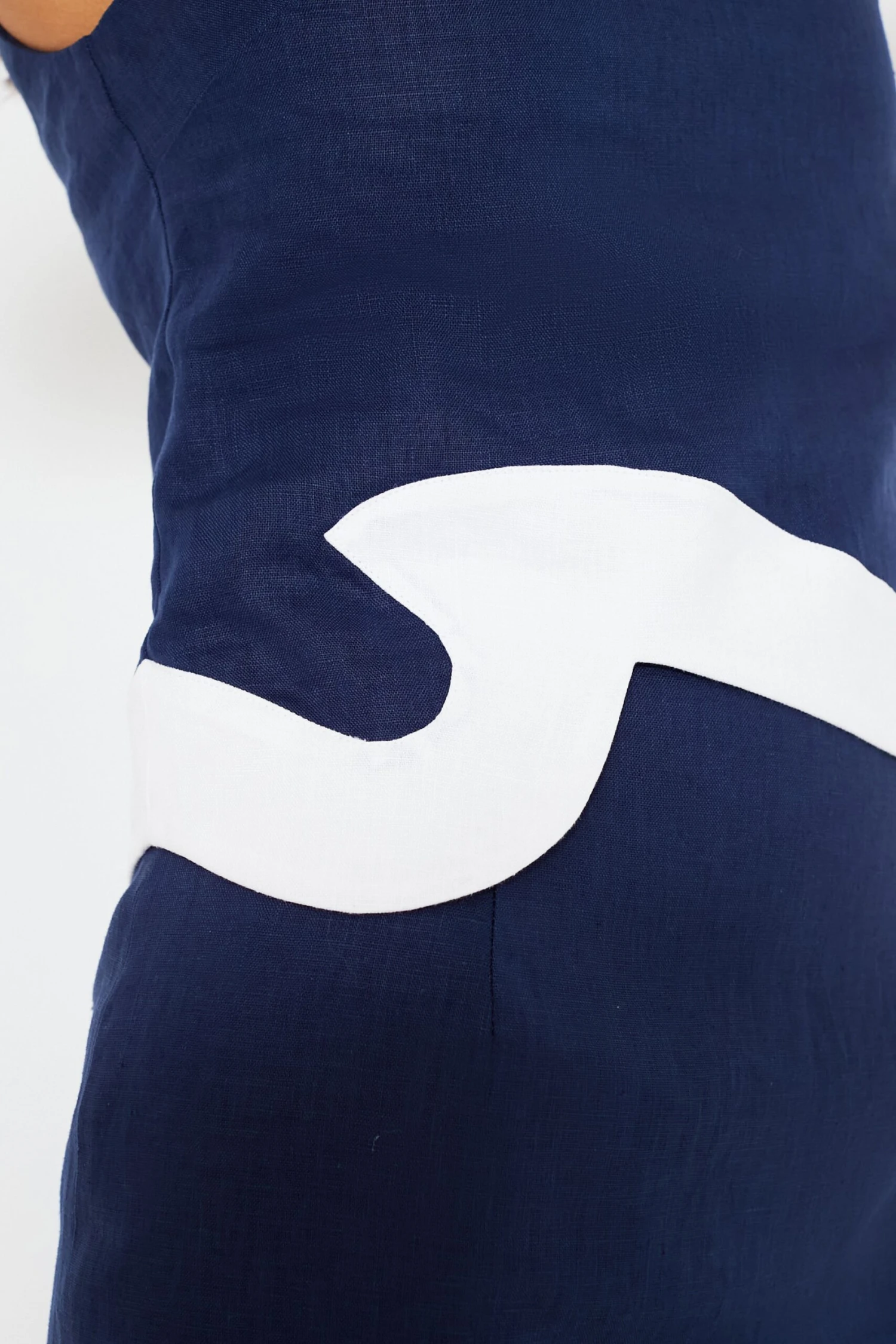 Staud Navy And White Raphael Top 5 Staud Navy And White Raphael Top - Image 5