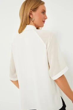 Marella Wool White Cerbero Blouse -Staudes Store vw0cCNbbTYvxjqWEcK0ULPXXE2agmuFU 1