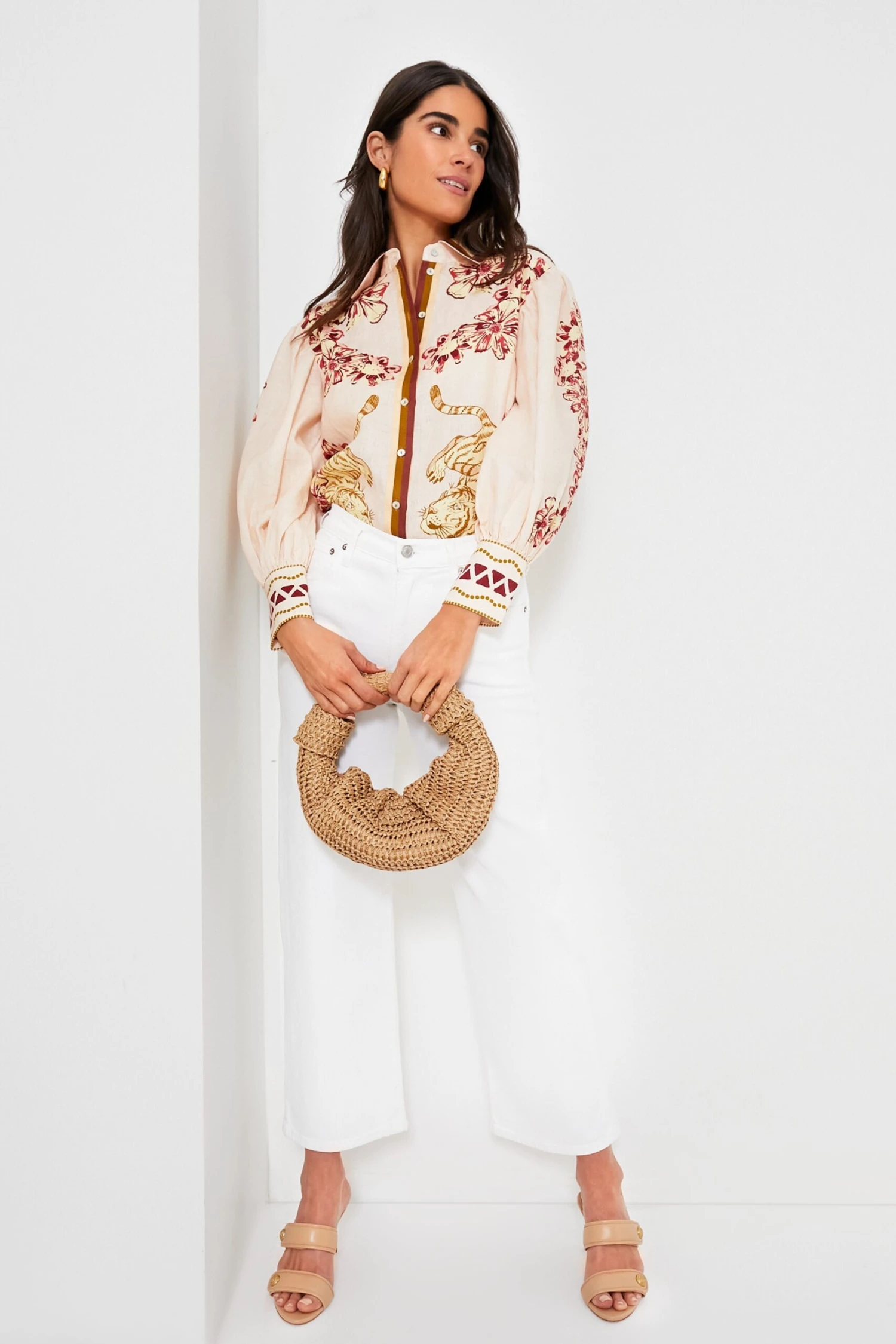 Flower Tiger Nude Shirt 2 Flower Tiger Nude Shirt - Image 2