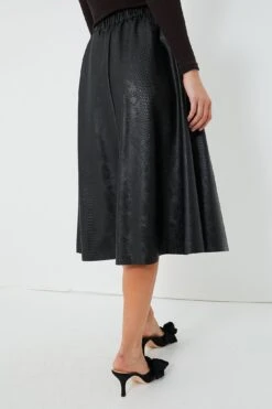 Black Vilma Vegan Leather Embossed Skirt -Staudes Store w0lxw2th47Z5P2V5cbqriskwpEvhyYQB 1