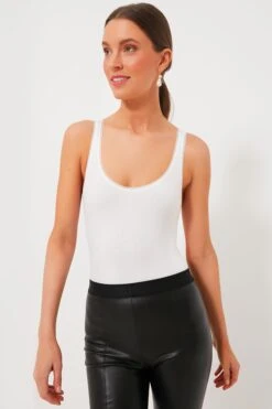 Wolford White Jamaika String Bodysuit