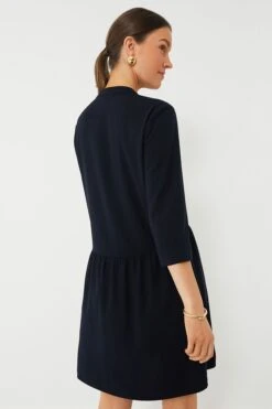 Navy Crepe Royal Shirt Dress -Staudes Store xSPxwMouYDgz8xL5XTbkDaXzLCNN45eN 1