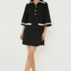 Jet Black Hart Shirt Dress