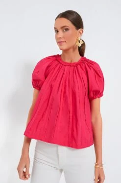 ULLA JOHNSON Orchid Lora Top