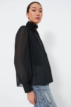 Black Sheer Elana Blouse -Staudes Store ymM0otKYGJU575YcneShLsFMHwqACo6m 1