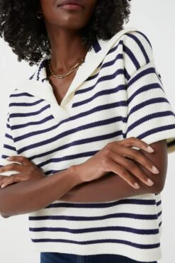 Ivory And Navy Stripe Claire Sweater -Staudes Store z2sMcL39O4fbI7c8kuTSgnwwRa2mfNJk 1