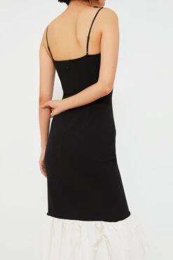 Staud Black And Ivory Faridah Dress -Staudes Store z6BrqezQ1SDkussQcF90cmkiM8ujpGEo 1