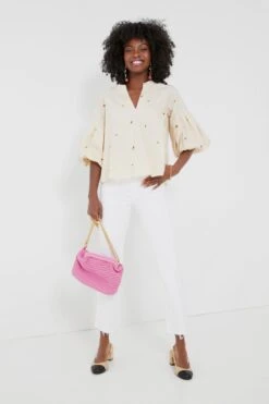 Tan Embroidered Blooms Blouse -Staudes Store zTPxlhh831tDnUPJIluK9C709QuOla2E 1