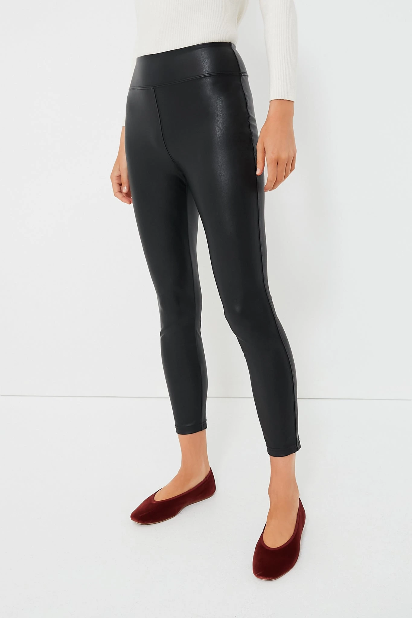 Black Leather Leggings 1 Black Leather Leggings